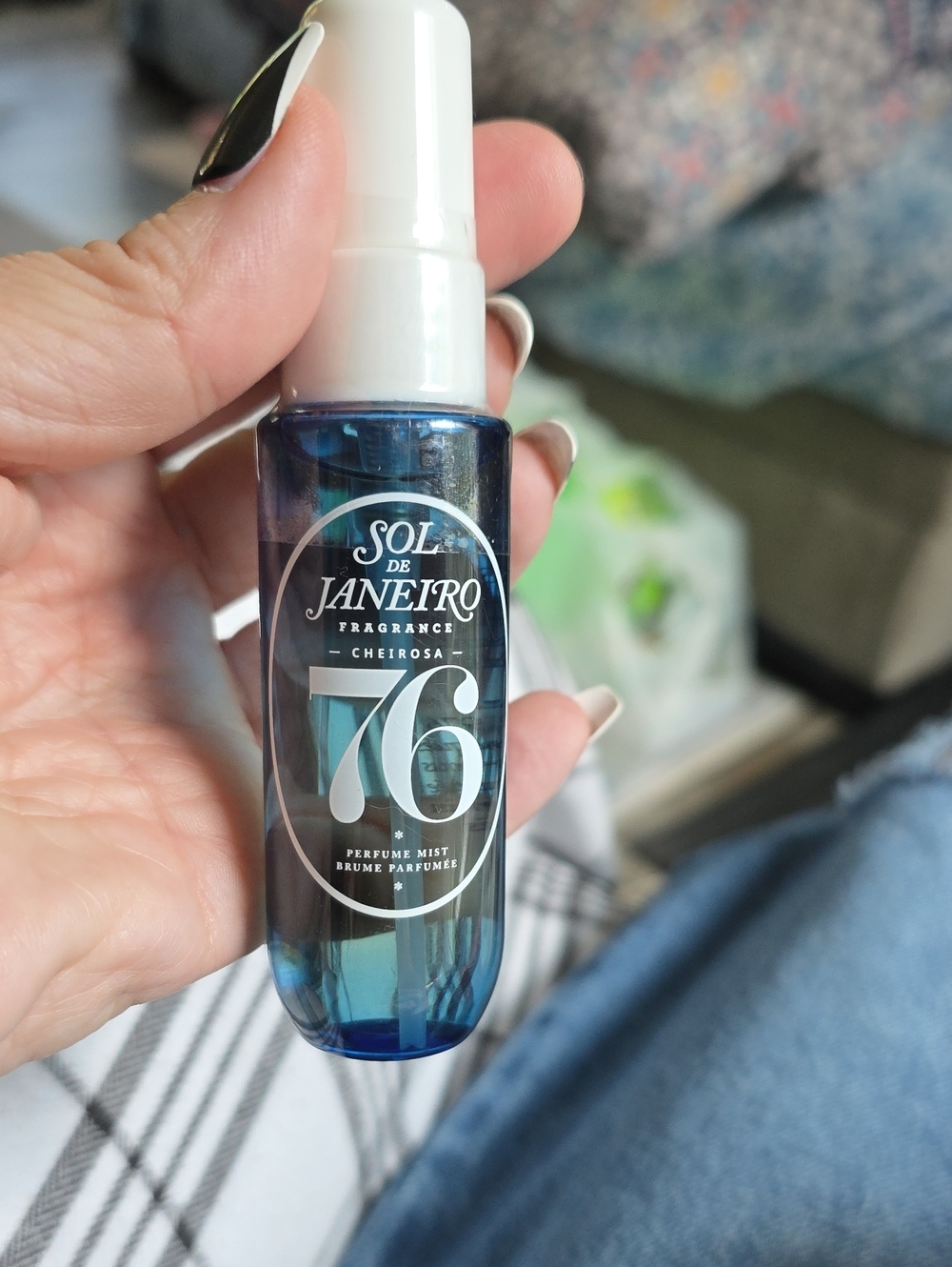 Sol de Janeiro Cheirosa 76 Perfume Mist — Blue and White Bottle